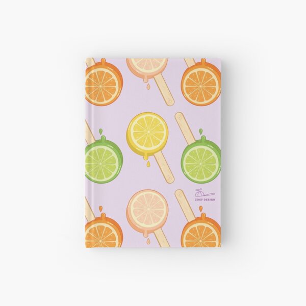 summer sweets popsicle - icecream Hardcover Journal