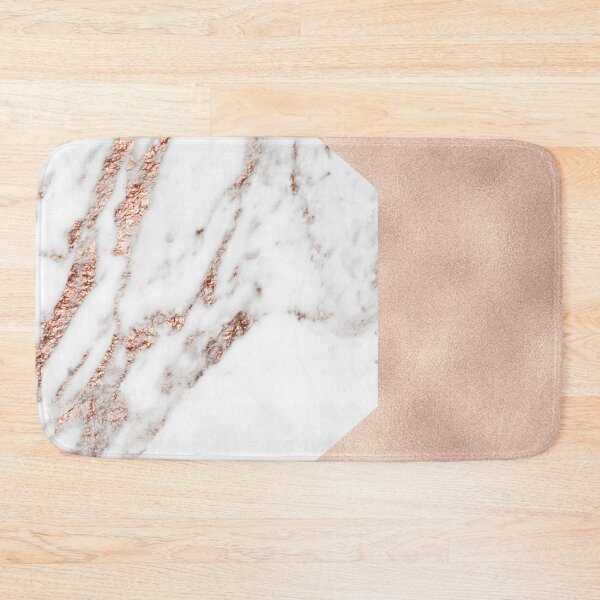 Item preview, Graphic rose gold marble over rose gold designed and sold by marbleco.