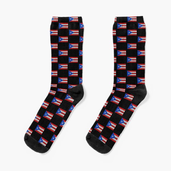 Puerto Rico Flag Wepa Puerto Rican Meme Boricua Quote Socks