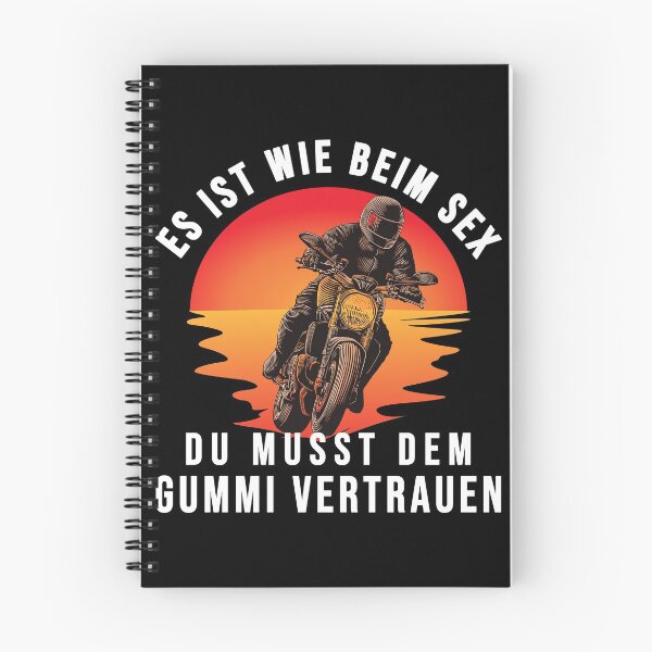 Item preview, Motorcyclist saying biker trust the rubber designed and sold by SiRaGeckoDesign.
