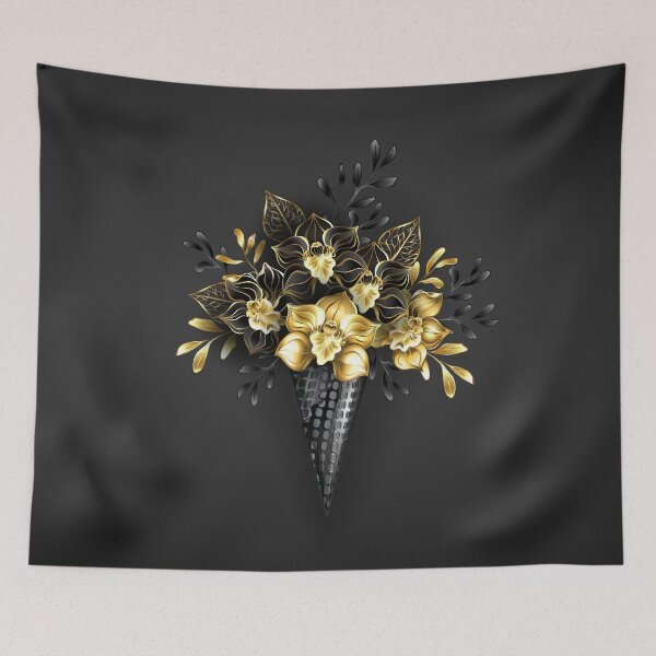 Item preview, Waffle Cones with Black Orchids designed and sold by Blackmoon9.