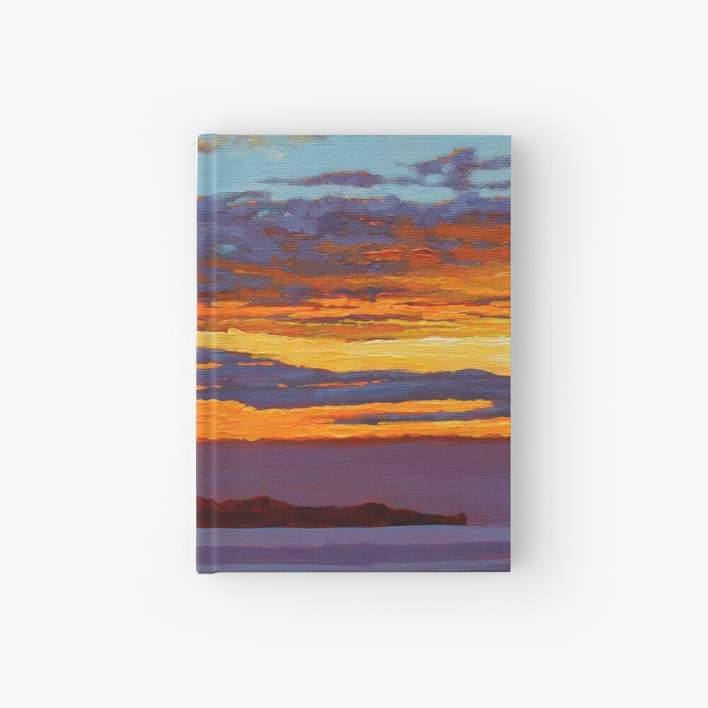 Clare Island Sunset, Clew Bay, County Mayo, Ireland Hardcover Journal
