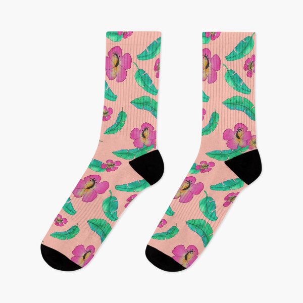 Artikelvorschau, Tropical Flowers / Peach Edition entworfen und verkauft von Hasenkind.