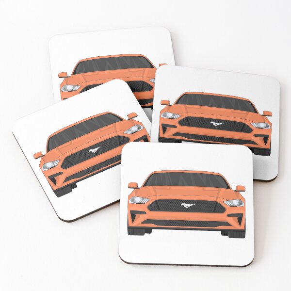 Item preview, Ford Mustang GT Front (Coral) designed and sold by VenZolic.