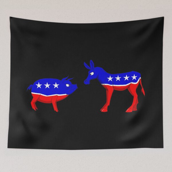 Item preview, Republican vs. Democrat designed and sold by wickedcartoons.