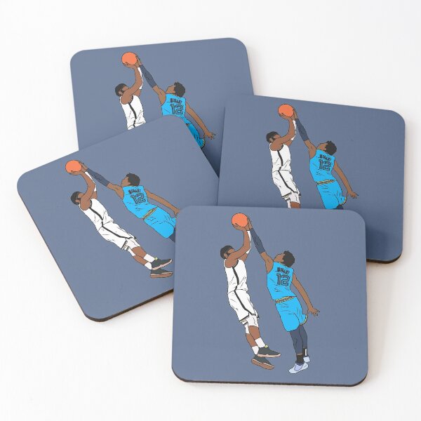 Item preview, Ja Morant Blocks Kyrie's Game Winner designed and sold by RatTrapTees.