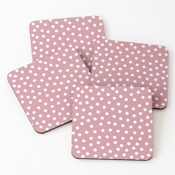 Item preview, Blush Pink/Rose Gold and White Polka Dots - Classic Print for a Reason. designed and sold by cgroenewald.