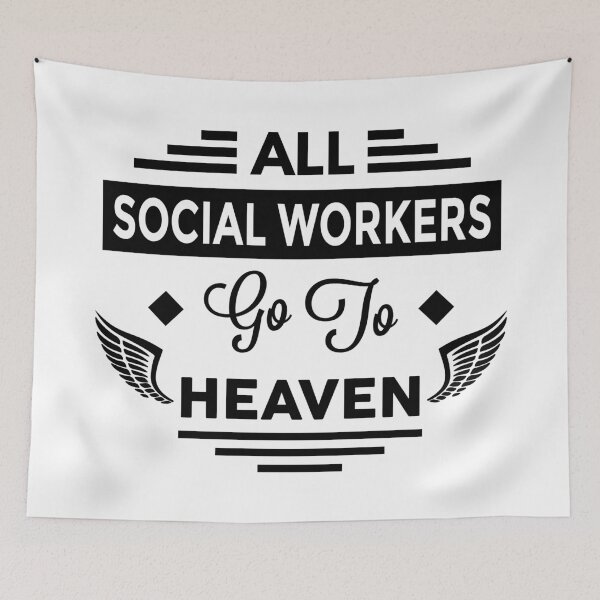Item preview, All SocialWorkers Go To Heaven designed and sold by TheArtism.
