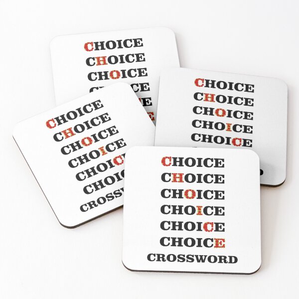 Item preview, Choice crossword and flowers designed and sold by SGS-.
