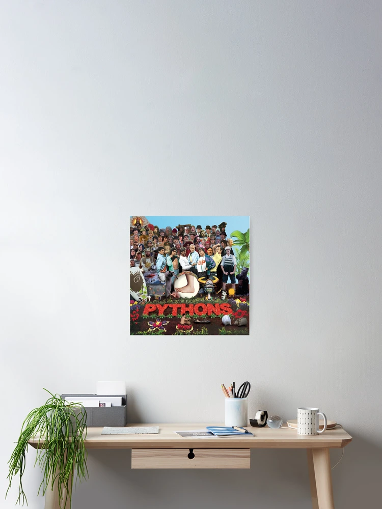 Thumbnail 2 of 3, Poster, Sergeant Python designed and sold by Captain Howdy.