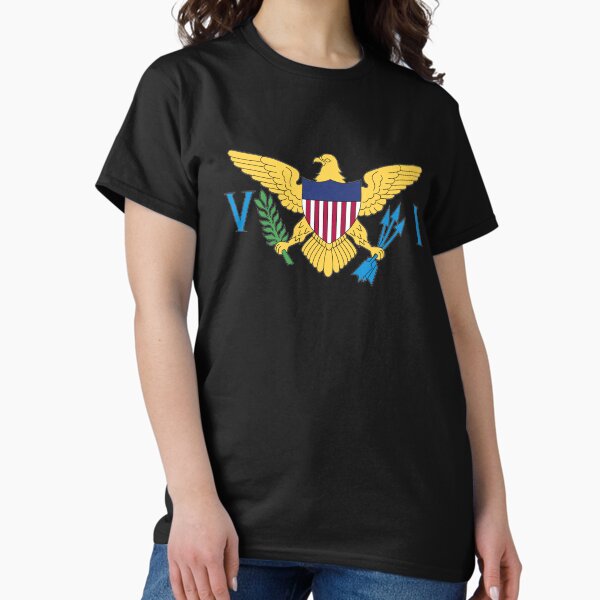 Item preview, USVI Flag logo COLOR -  U.S. Virgin Islands   designed and sold by Local-Crew.
