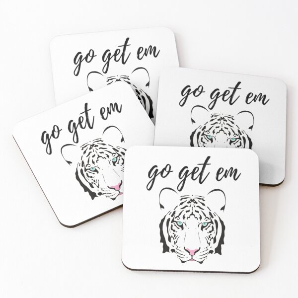 Item preview, Go Get Em Tiger designed and sold by CatMonkStudios.