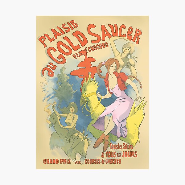 Plaisir au Gold Saucer Photographic Print