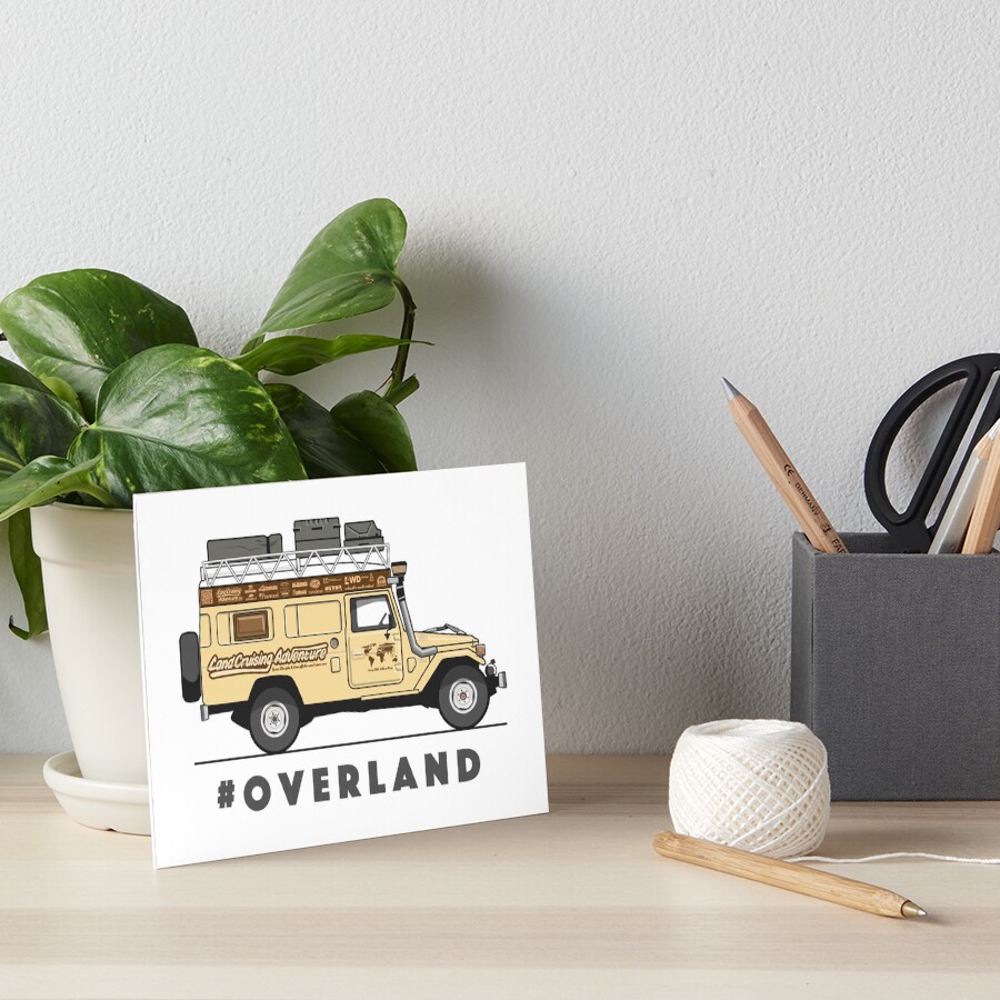 #OVERLAND Art Board Print