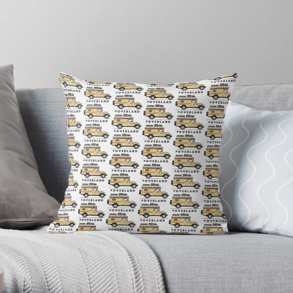 #OVERLAND Throw Pillow
