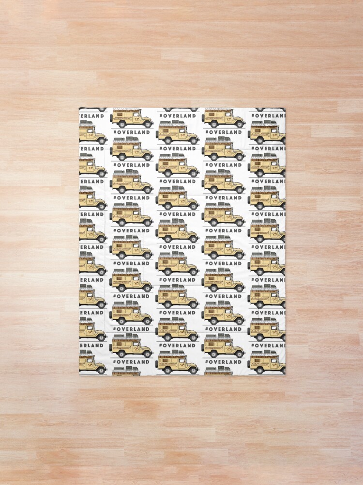 Alternate view of #OVERLAND Comforter