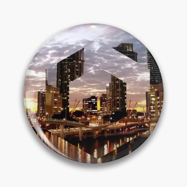 Item preview, Beautiful Brisbane City River - A Geometric Print designed and sold by Annalee Beer.
