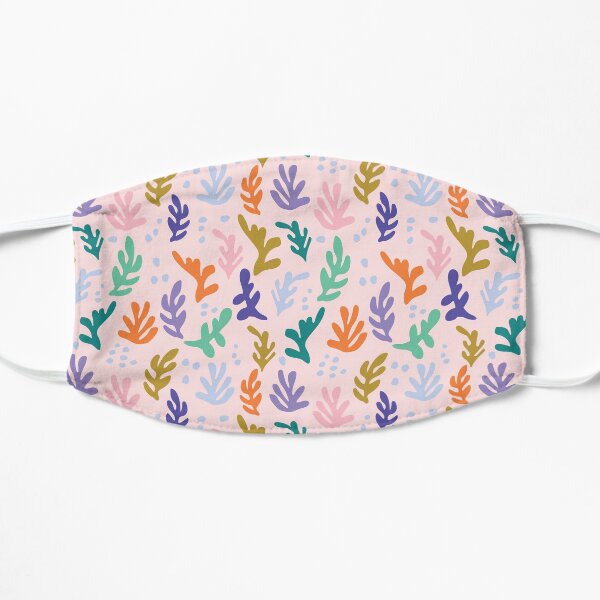 Matisse-inspired gouache shapes Mask