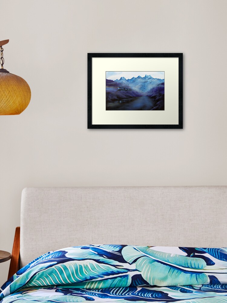 Thumbnail 2 of 7, Framed Art Print, Steam, Smoke and Mist designed and sold by VernaCoy.
