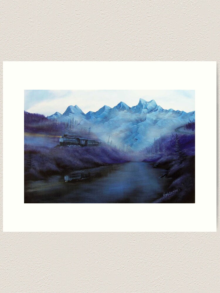 Thumbnail 1 of 3, Art Print, Steam, Smoke and Mist designed and sold by VernaCoy.