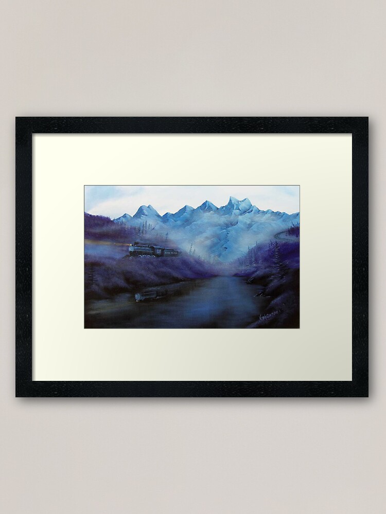 Thumbnail 1 of 7, Framed Art Print, Steam, Smoke and Mist designed and sold by VernaCoy.