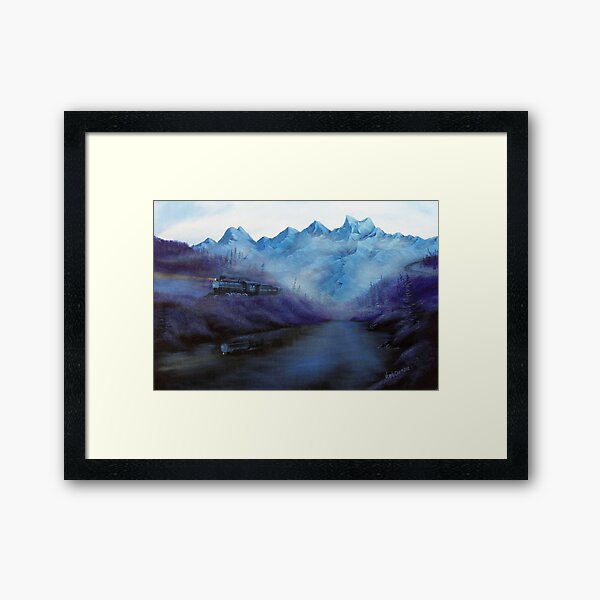 Steam, Smoke and Mist Framed Art Print