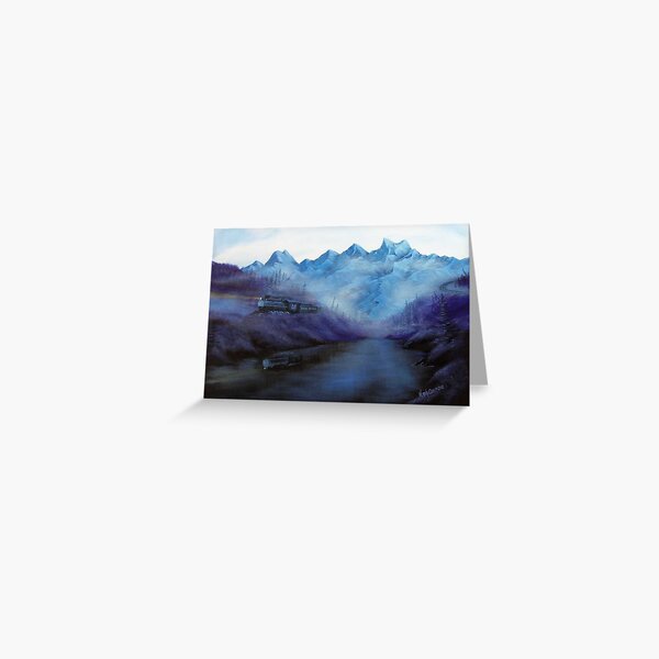 Steam, Smoke and Mist Greeting Card