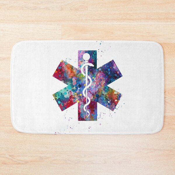 Item preview, Rod of Asclepius in Star of Life designed and sold by EvasDreams.