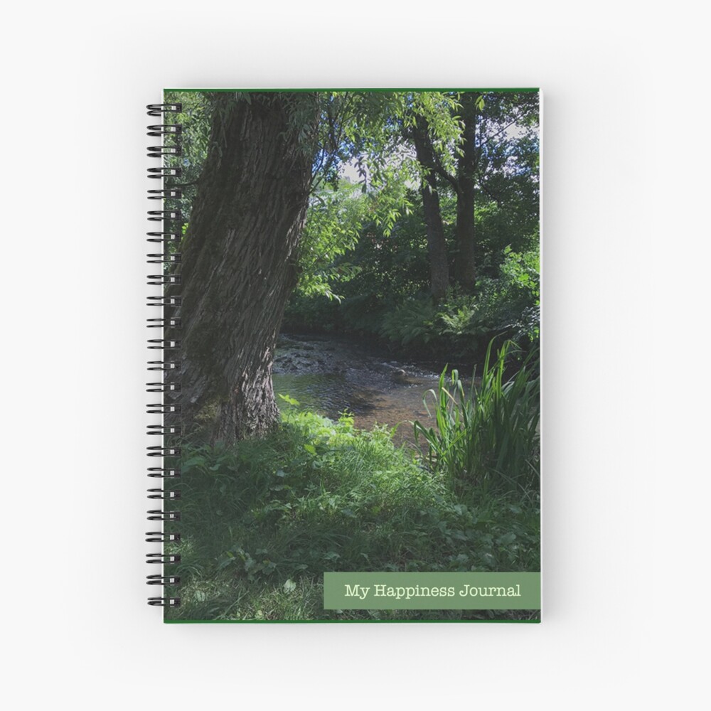My Happiness Journal Forest River Spiral Notebook