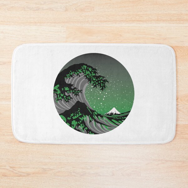 Item preview, The Radioactive Wave - Green Circular designed and sold by CarrDesigns.