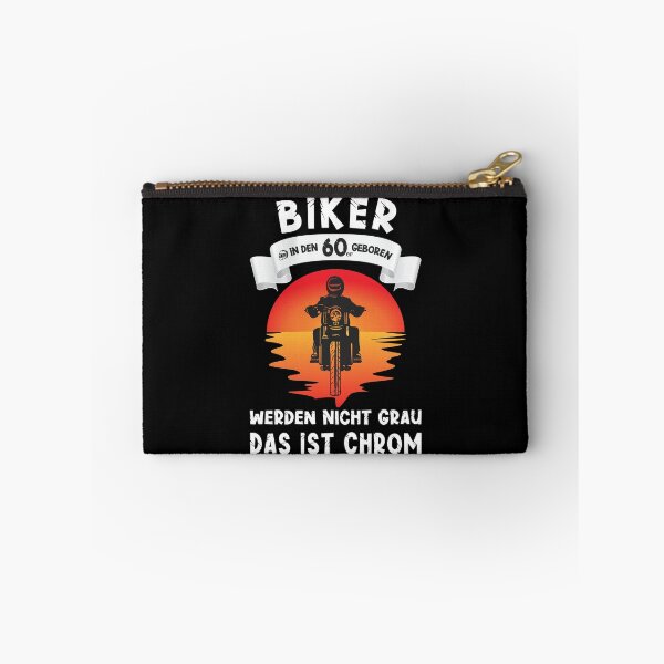 Item preview, Motorcyclist gift biker saying 60s born designed and sold by SiRaGeckoDesign.