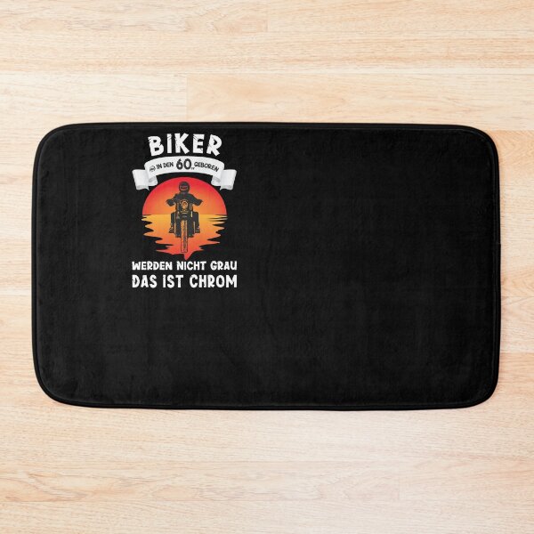 Item preview, Motorcyclist gift biker saying 60s born designed and sold by SiRaGeckoDesign.
