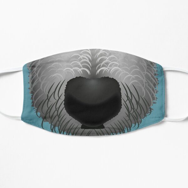 NDVH Bertie the Bedlington Flat Mask
