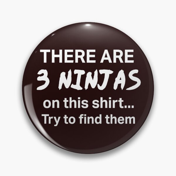 Item preview, Funny 3 ninjas design for geeks and nerds (and kids!) designed and sold by LGamble12345.