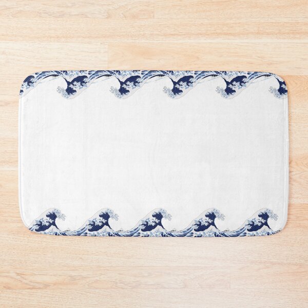 Item preview, The Great Wave Repeating - Blue designed and sold by CarrDesigns.