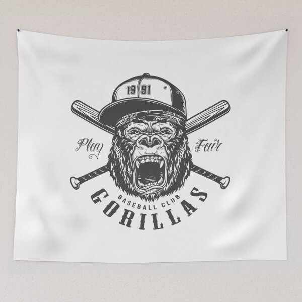 Item preview, Rotulo De Mascote De Clube De Beisebol designed and sold by kouddad.