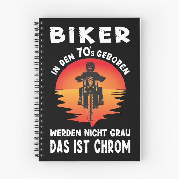 Item preview, Motociclista regalo motociclista diciendo 70 nacido designed and sold by SiRaGeckoDesign.