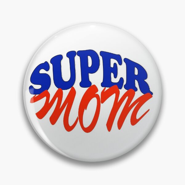 Item preview, Super Mom fun logo designed and sold by FabSpark.