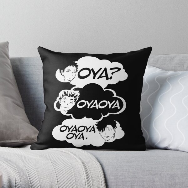 Oya? Oya Oya! Throw Pillow