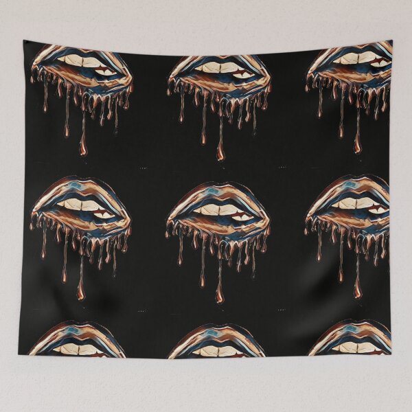 Item preview, Dripping Lips (multi-colored) designed and sold by designsbykaye.