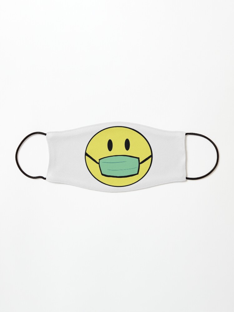 Covid Happy Face Mask By Clairescattini Redbubble