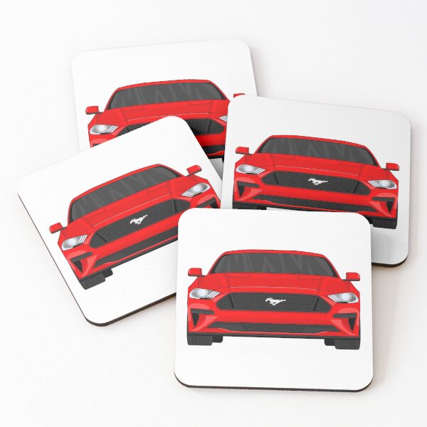 Item preview, Ford Mustang GT Front (Red) designed and sold by VenZolic.