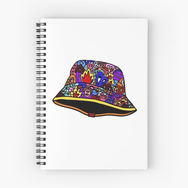 Item preview, BENEE album inspired doodle art buckethat designed and sold by jannaverhoeff.