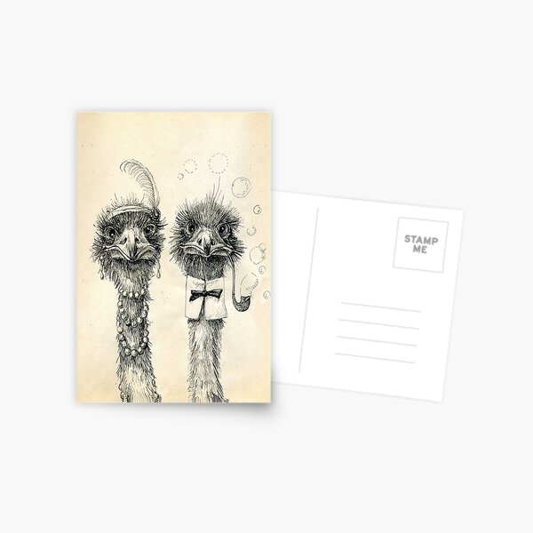 Item preview, Mr. and Mrs. Ostrich designed and sold by Redilion.