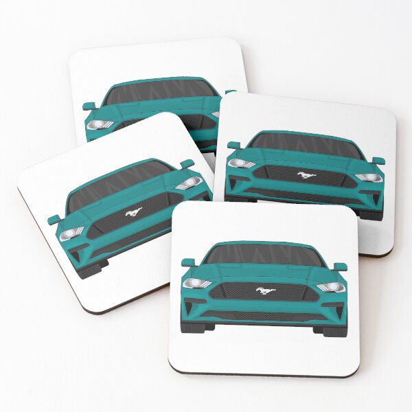 Item preview, Ford Mustang GT Front (Teal) designed and sold by VenZolic.
