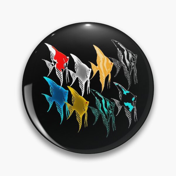 Item preview, Logotipo colorido de Scalare del mundo del pez ángel designed and sold by Nosnah.