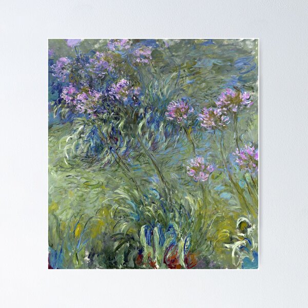 Item preview, Agapanthus - Claude Monet  designed and sold by NewNomads.