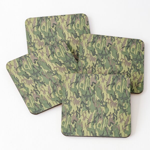 Item preview, Green and Brown Camouflage Hunting Pattern Print  designed and sold by WheresMyMojo.