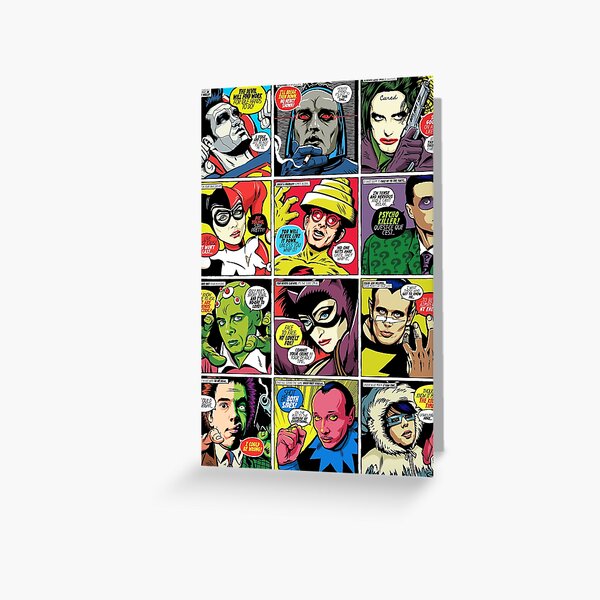 Post-Punk Baddies Greeting Card