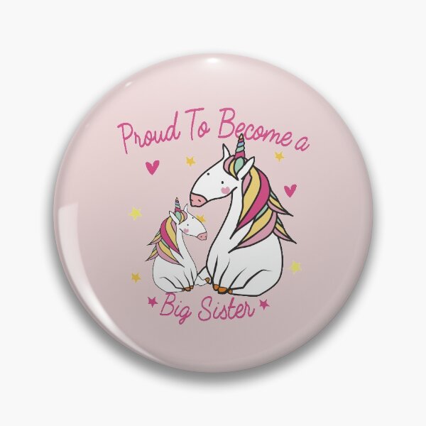 Item preview, Proud to became a big sister two cute big and little unicorns  designed and sold by alenaz.